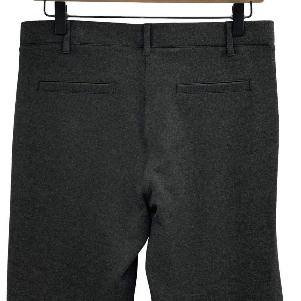 Betabrand Yoga Dress Pants Pull On Stretchy Comfort Charcoal Gray | Med Petite - Picture 5 of 8